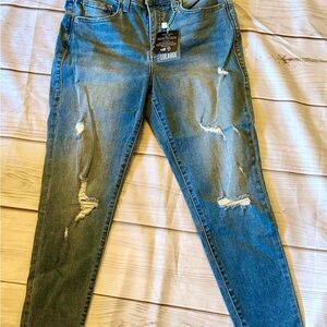 LuLaRoe Classic Blue Distressed Jeans